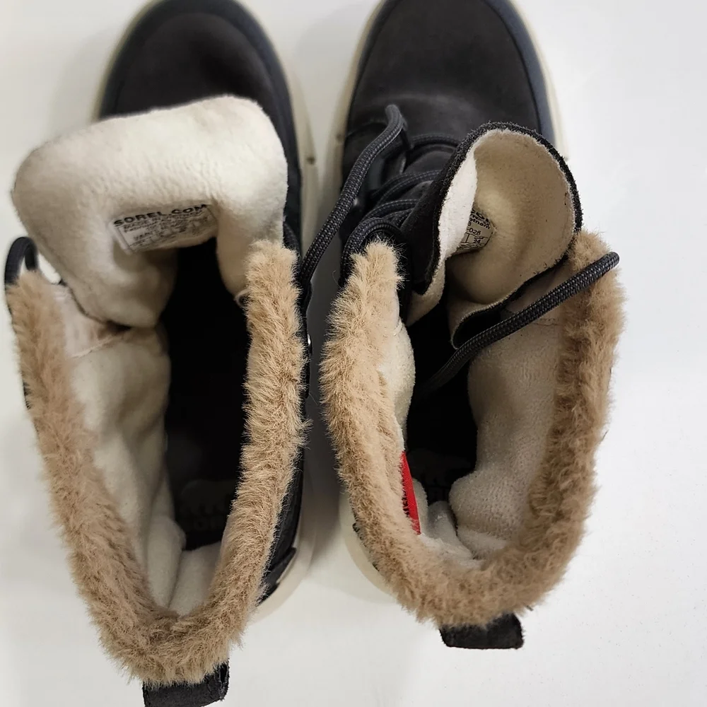 Sorel waterproof explorer 2 joan boot womens size 7 grill/fawn color - Picture 11 of 16